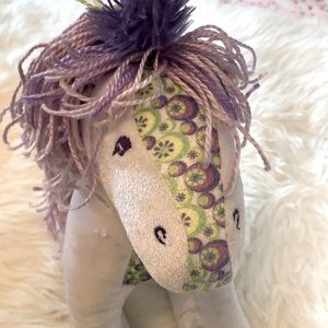Vintage Groovy girl plush unicorn horse